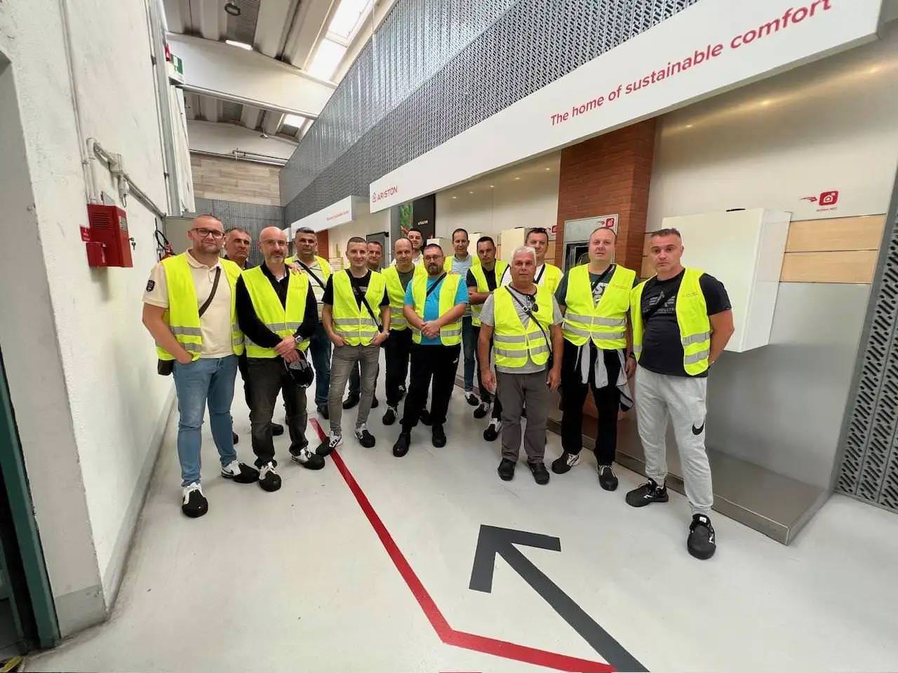 Valdom u poseti dobavljača iz Italije – firme Ariston