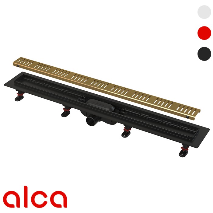 Tuš kanalica (APZ10 CRNA-MESING) ALCA