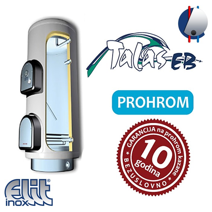 Bojler 150L podni Talas EB150 inox ELIT INOX